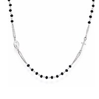 Collar Amen Rosari in Plata Cristallo CROBN3 - CROBN3